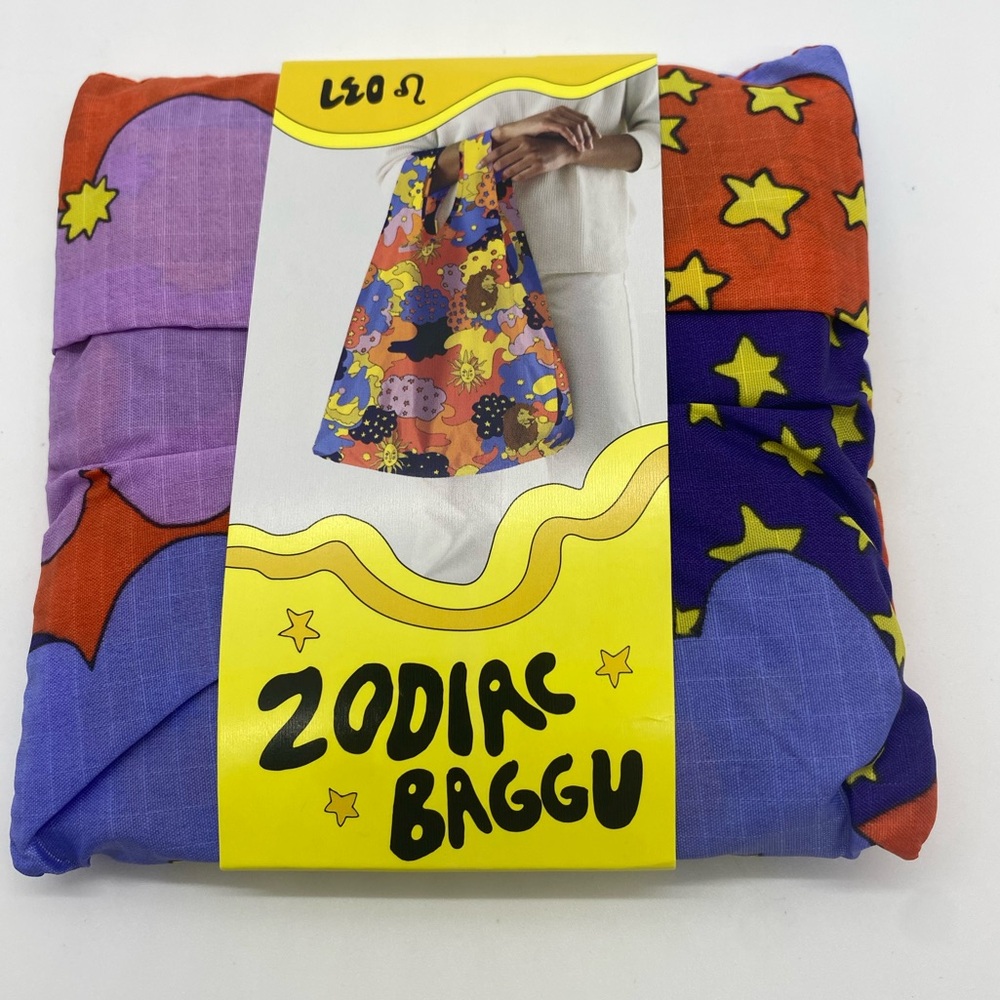 Baggu Standard Astrological Ripstop Nylon Tote LEO NWT
